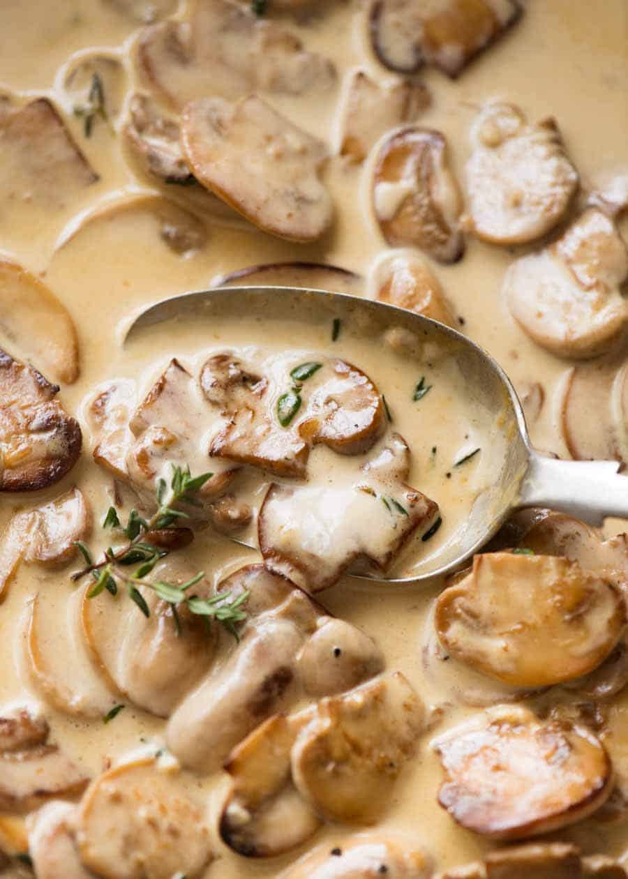 An image of a creamy bechamel sauce provided by Allrecipes.com